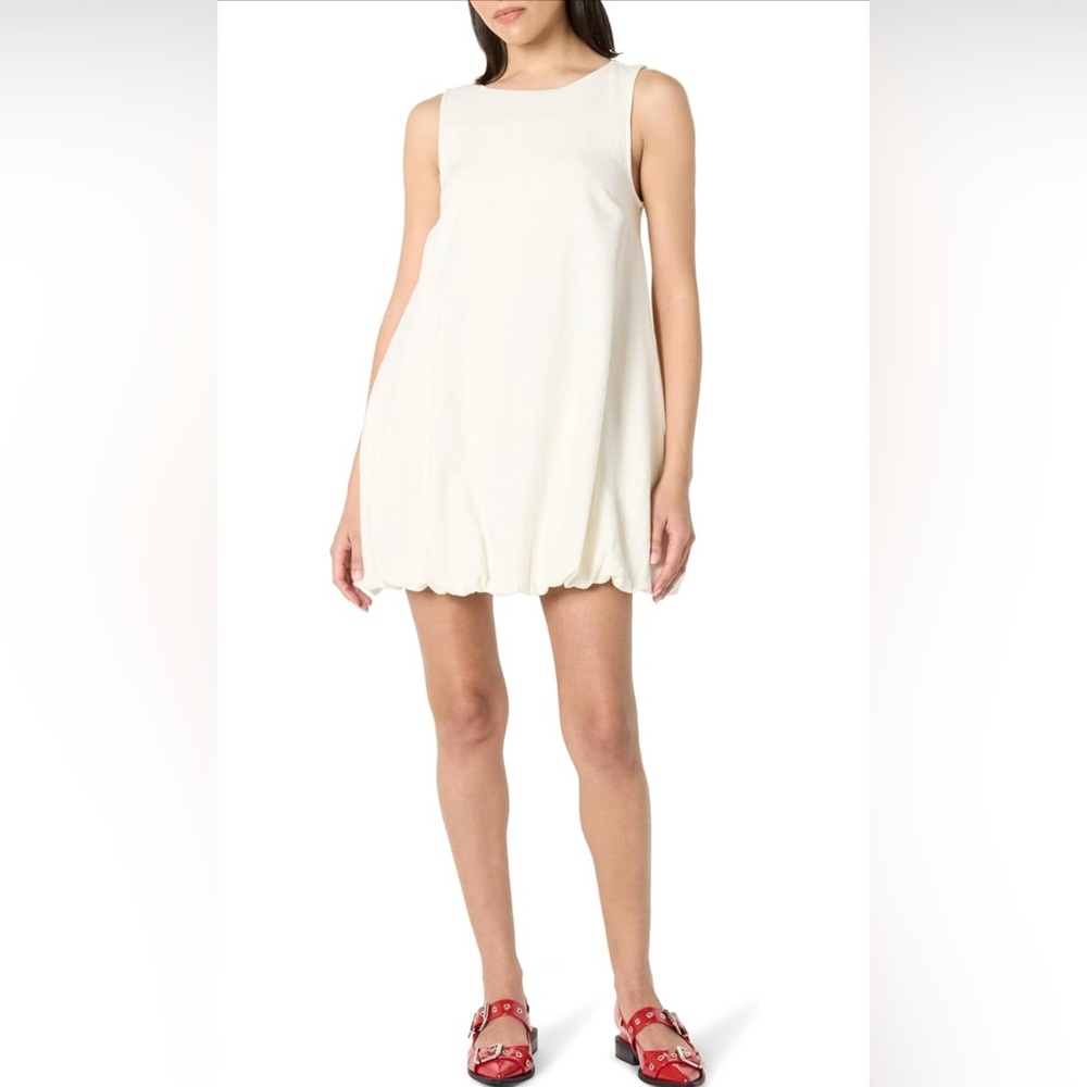 The Drop Women's Sleeveless Bubble Hem Mini Dress